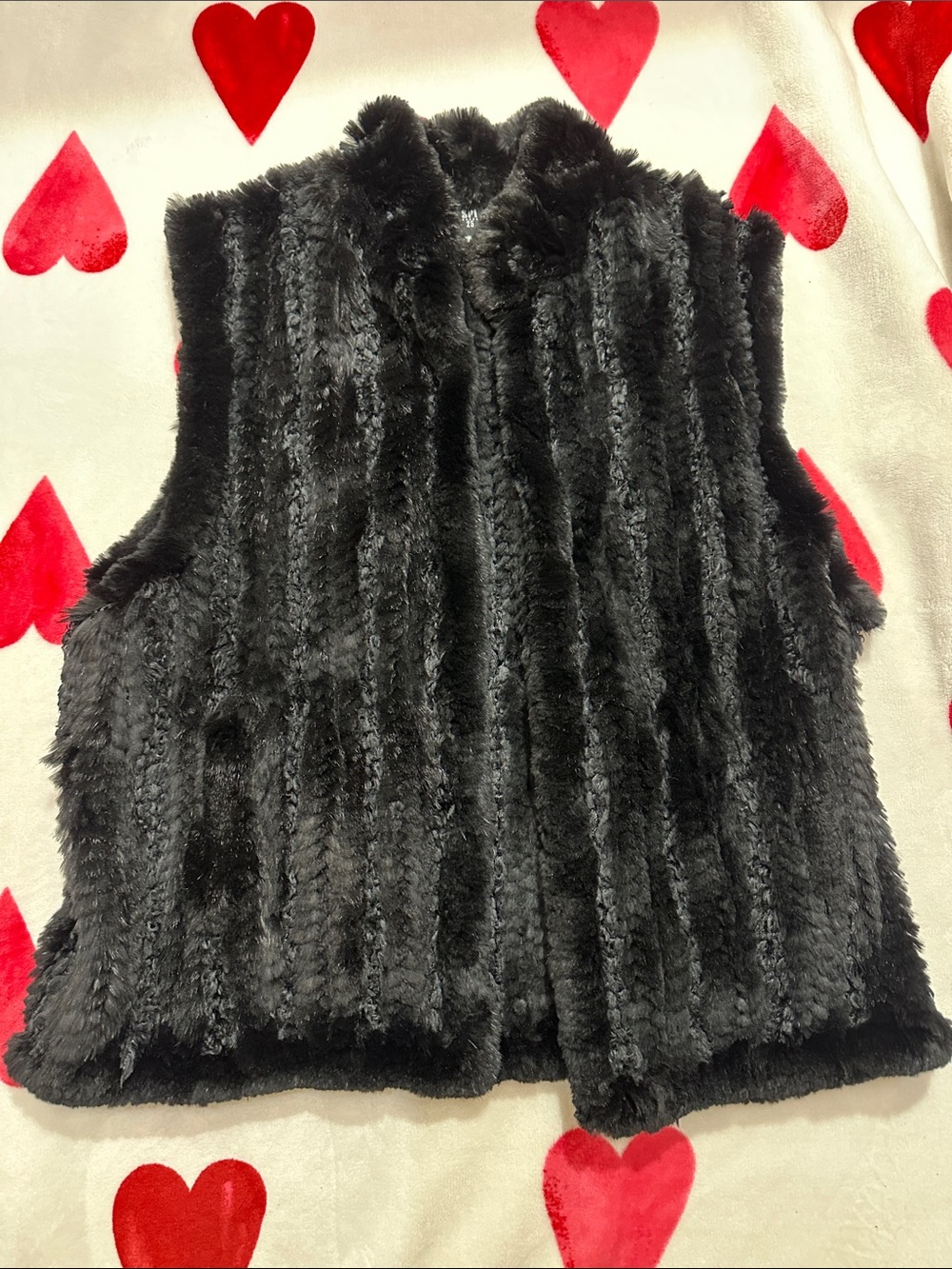 Vintage SPI 25 Rabbit Fur Vest,L